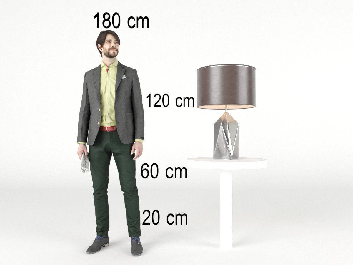 Luxury Table Lamp 3D model_5