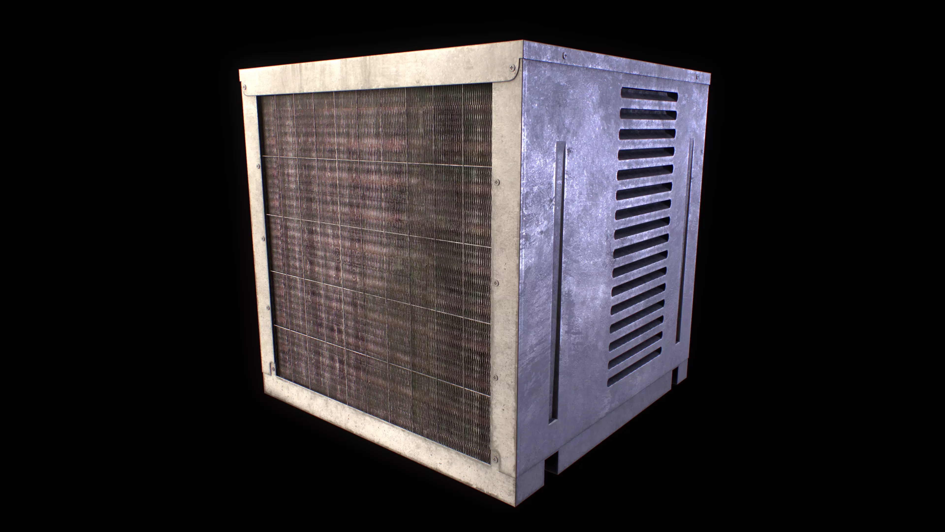 Air Conditioner PBR Free low-poly 3D model