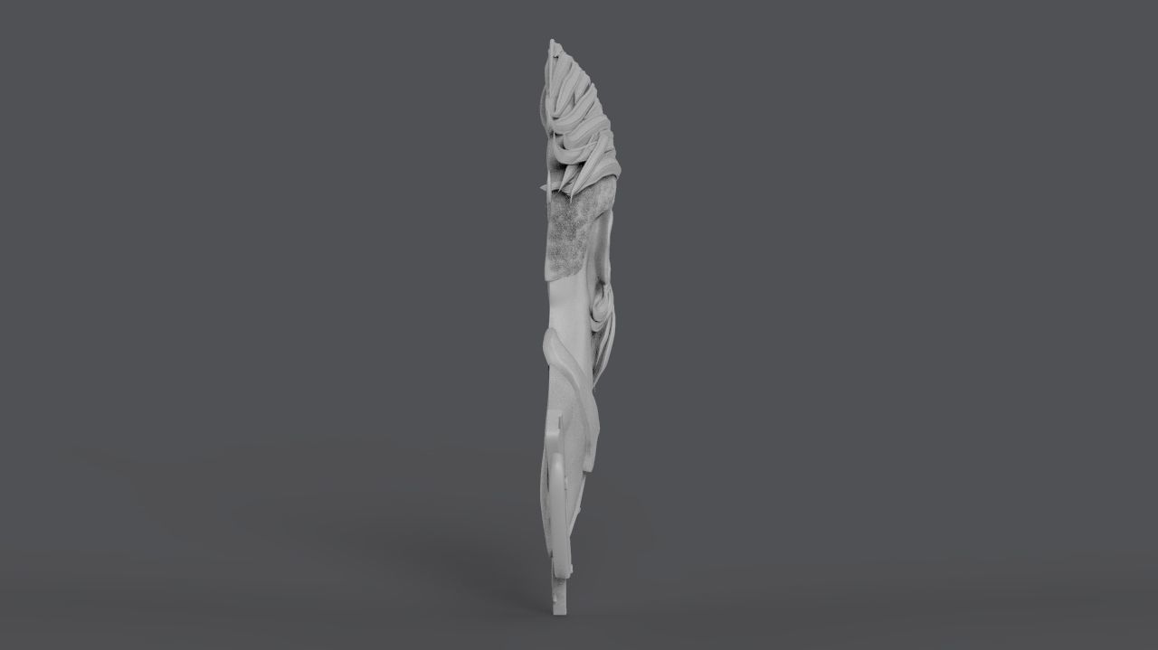 Hairdresser Emblem 3D print model_3