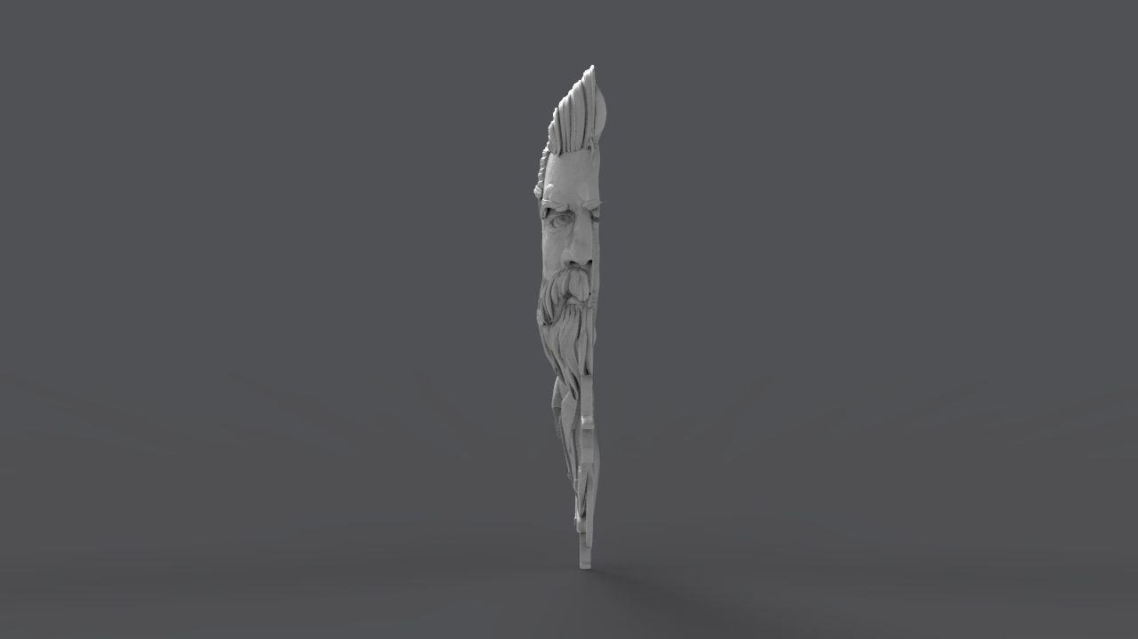 Hairdresser Emblem 3D print model_2