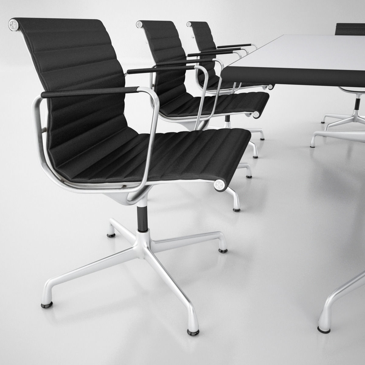 Meeting Room Furniture 01 3D model_2