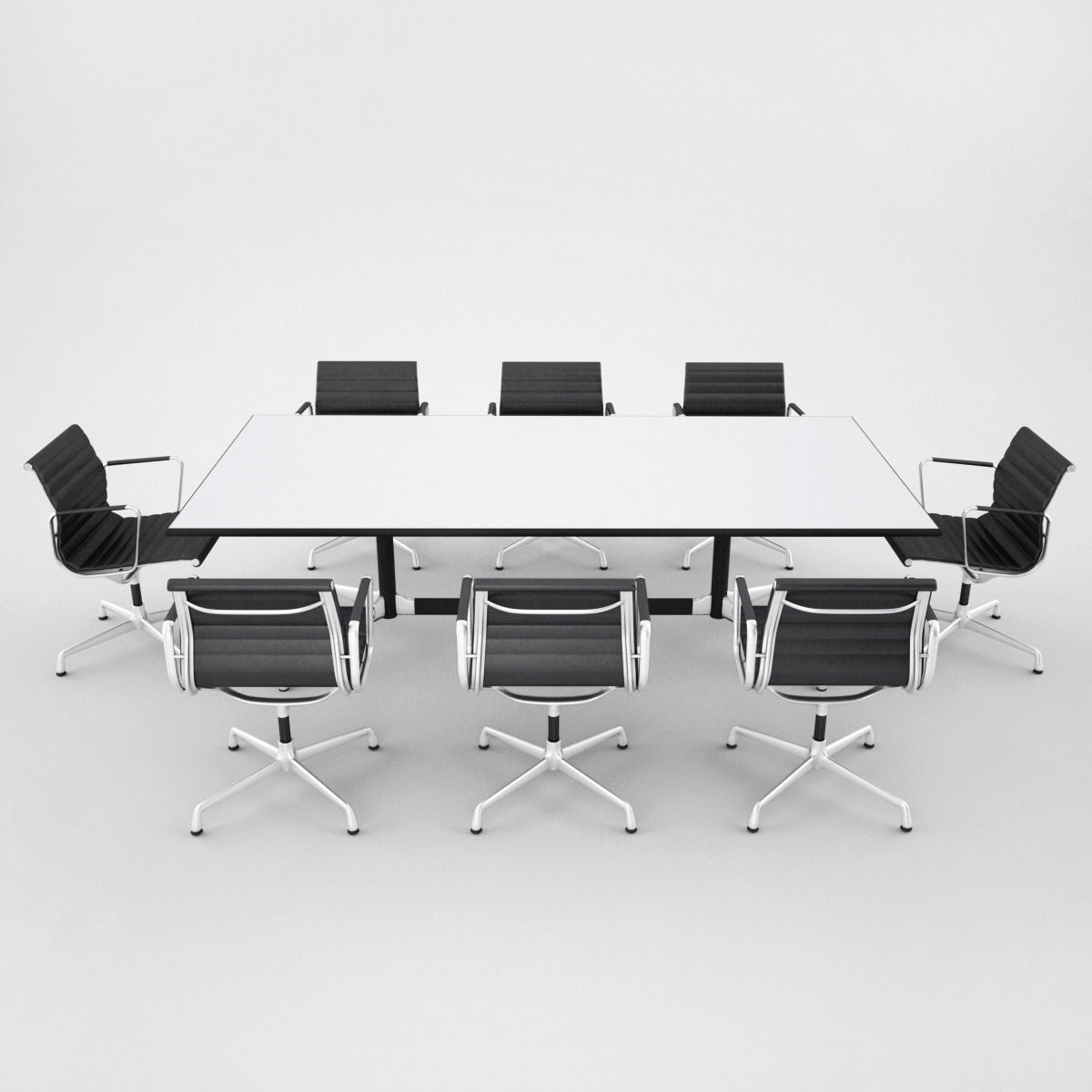 Meeting Room Furniture 01 3D model_1