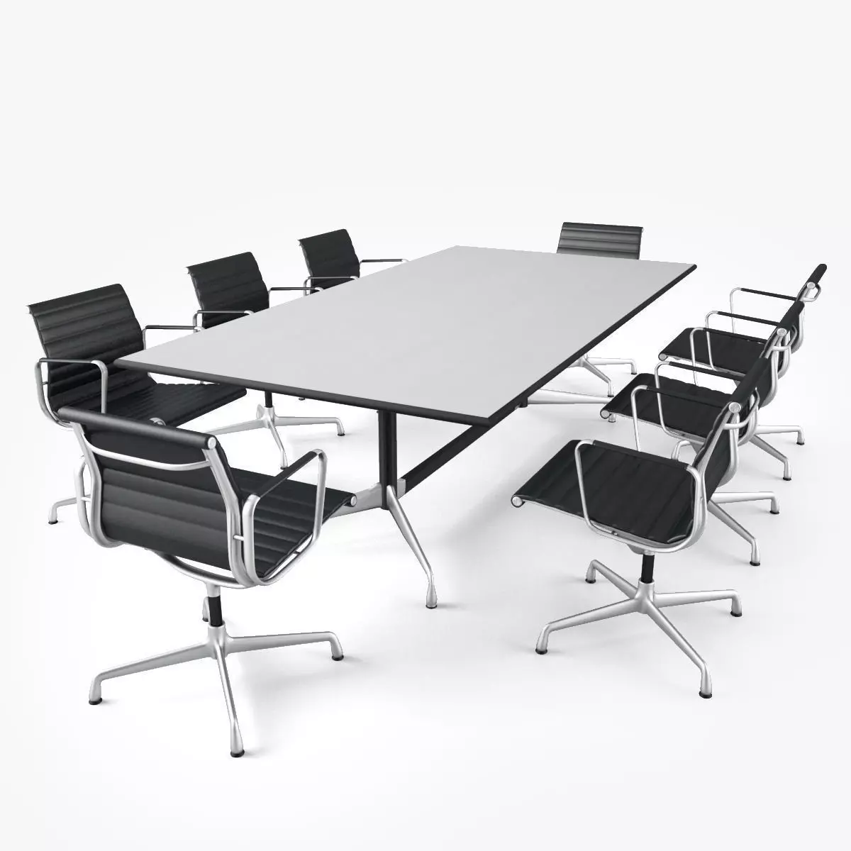 Meeting Room Furniture 01 3D model_0