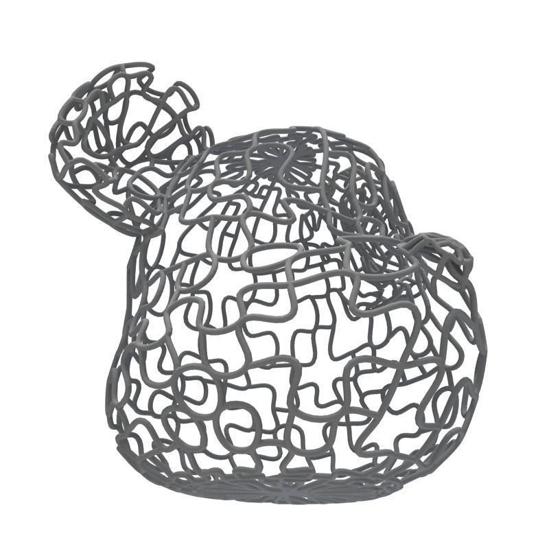 BearBrick Head Wires  3D print model_5