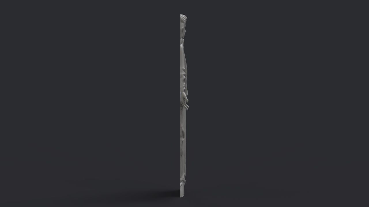 Virgin Mary 3D print model_5