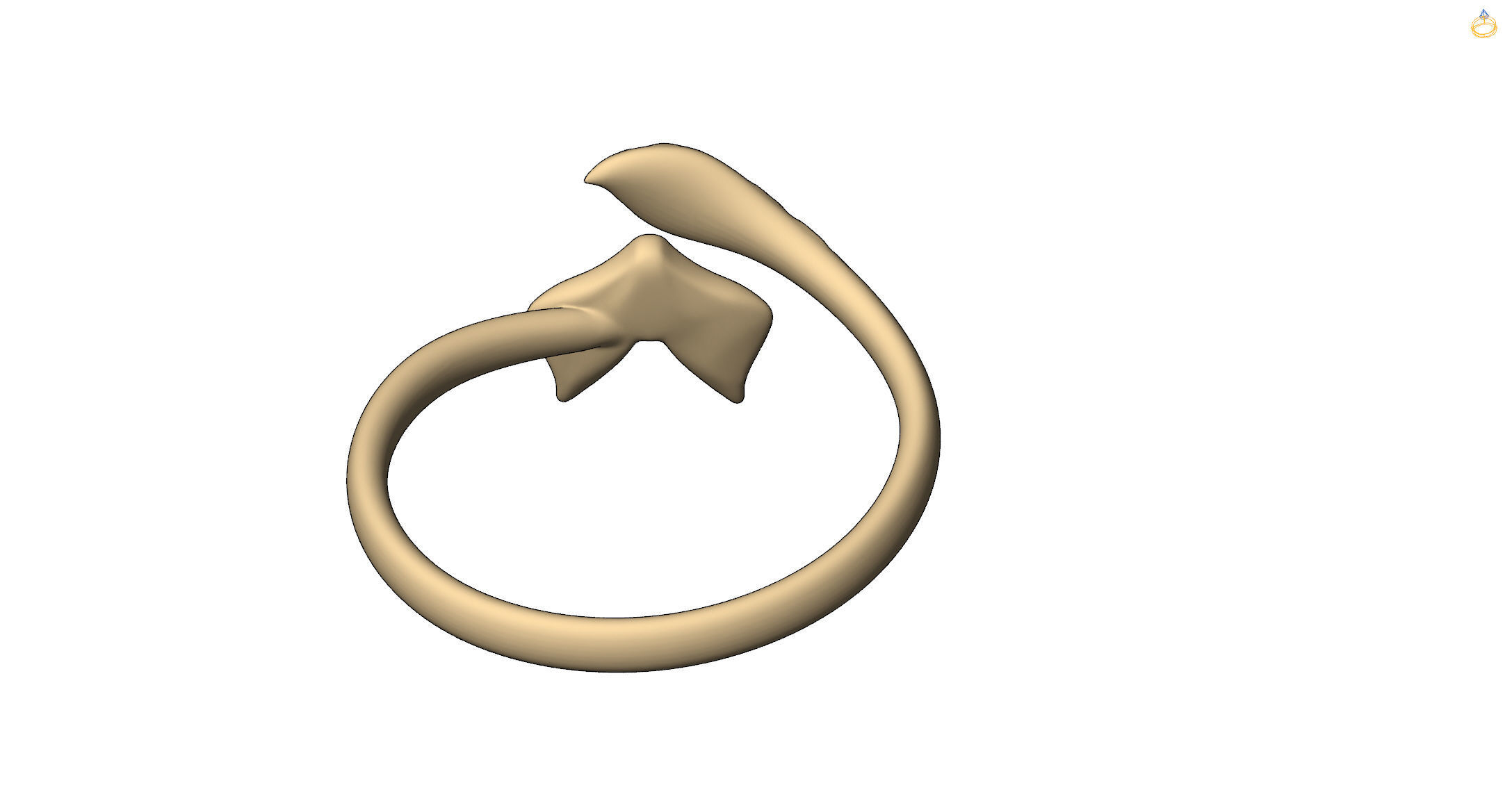 ring FOX  3D print model_9