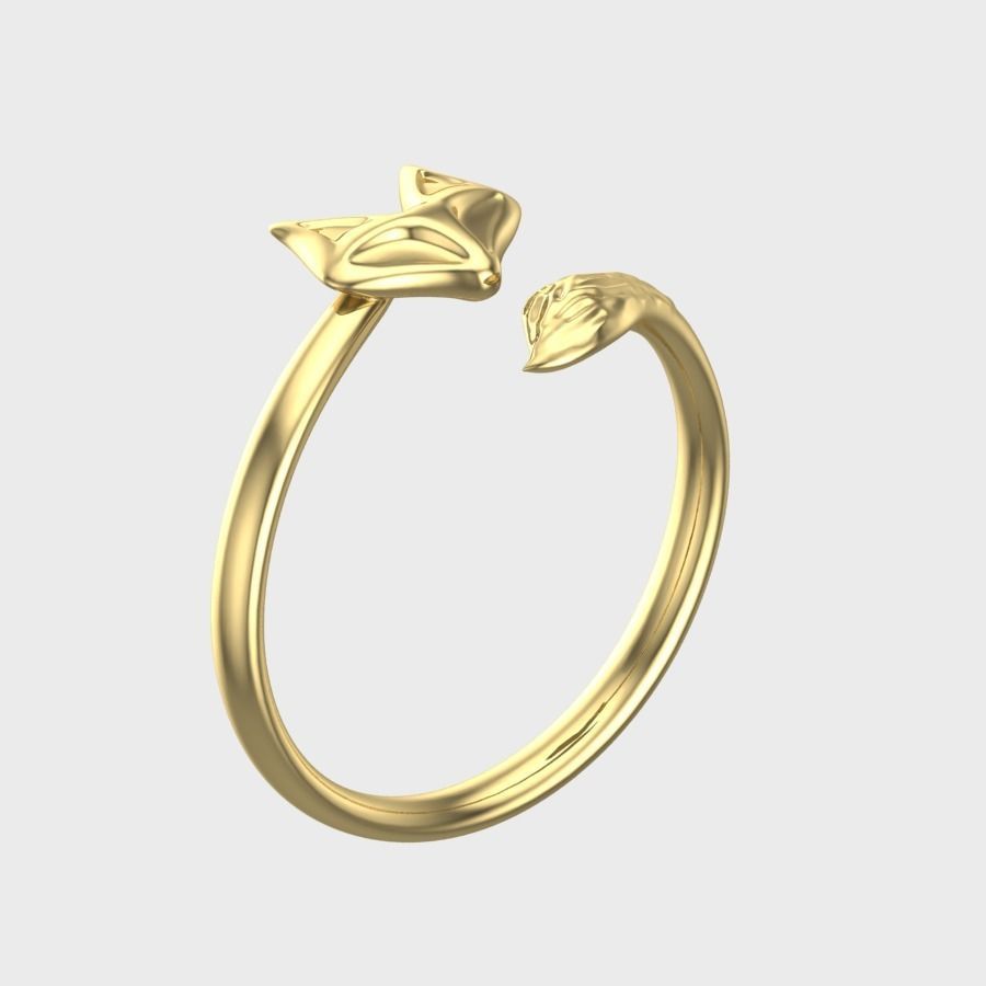 ring FOX  3D print model_2