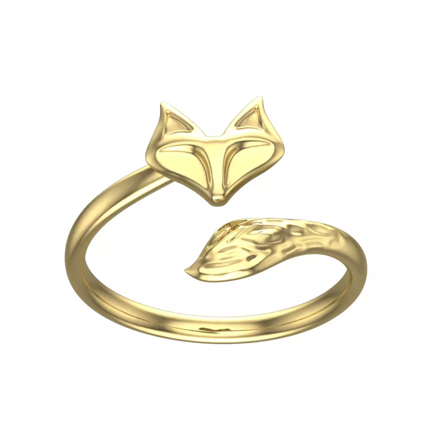 ring FOX  3D print model_0