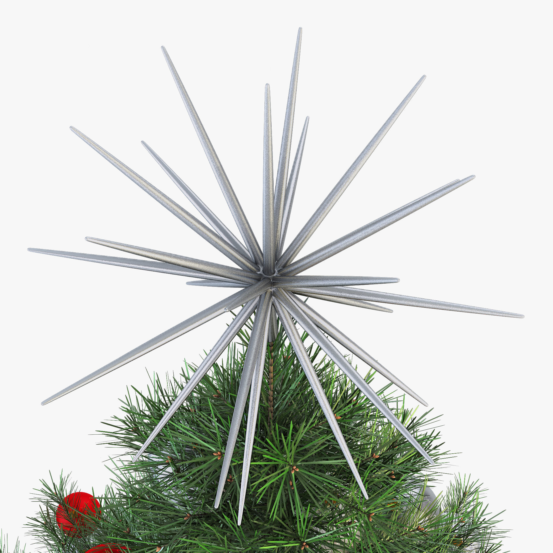 Christmas Tree 150cm v 1 3D model_7