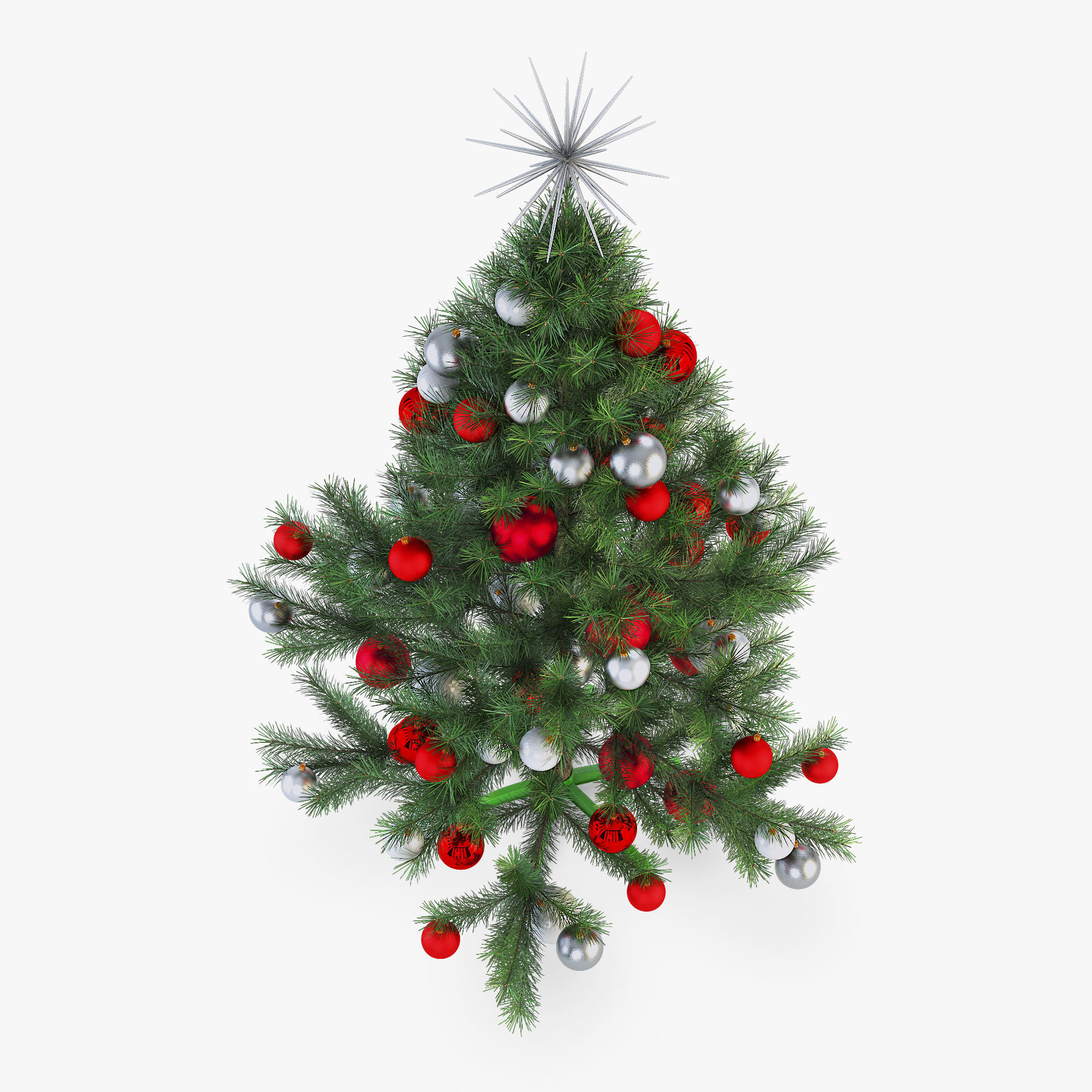 Christmas Tree 150cm v 1 3D model_3