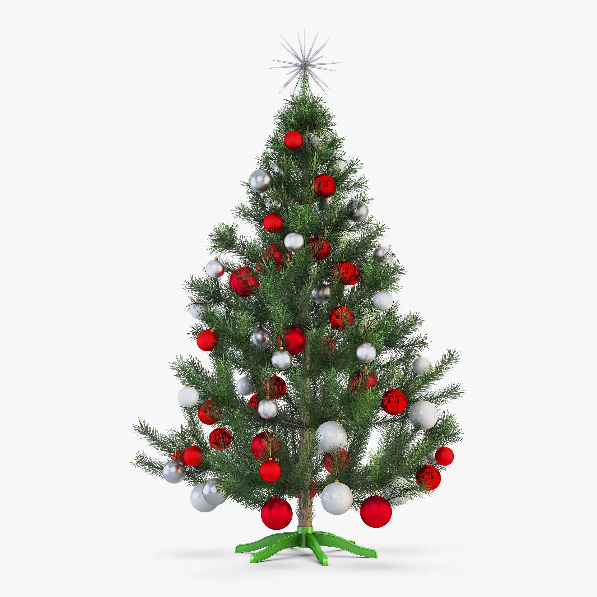 Christmas Tree 150cm v 1 3D model_0