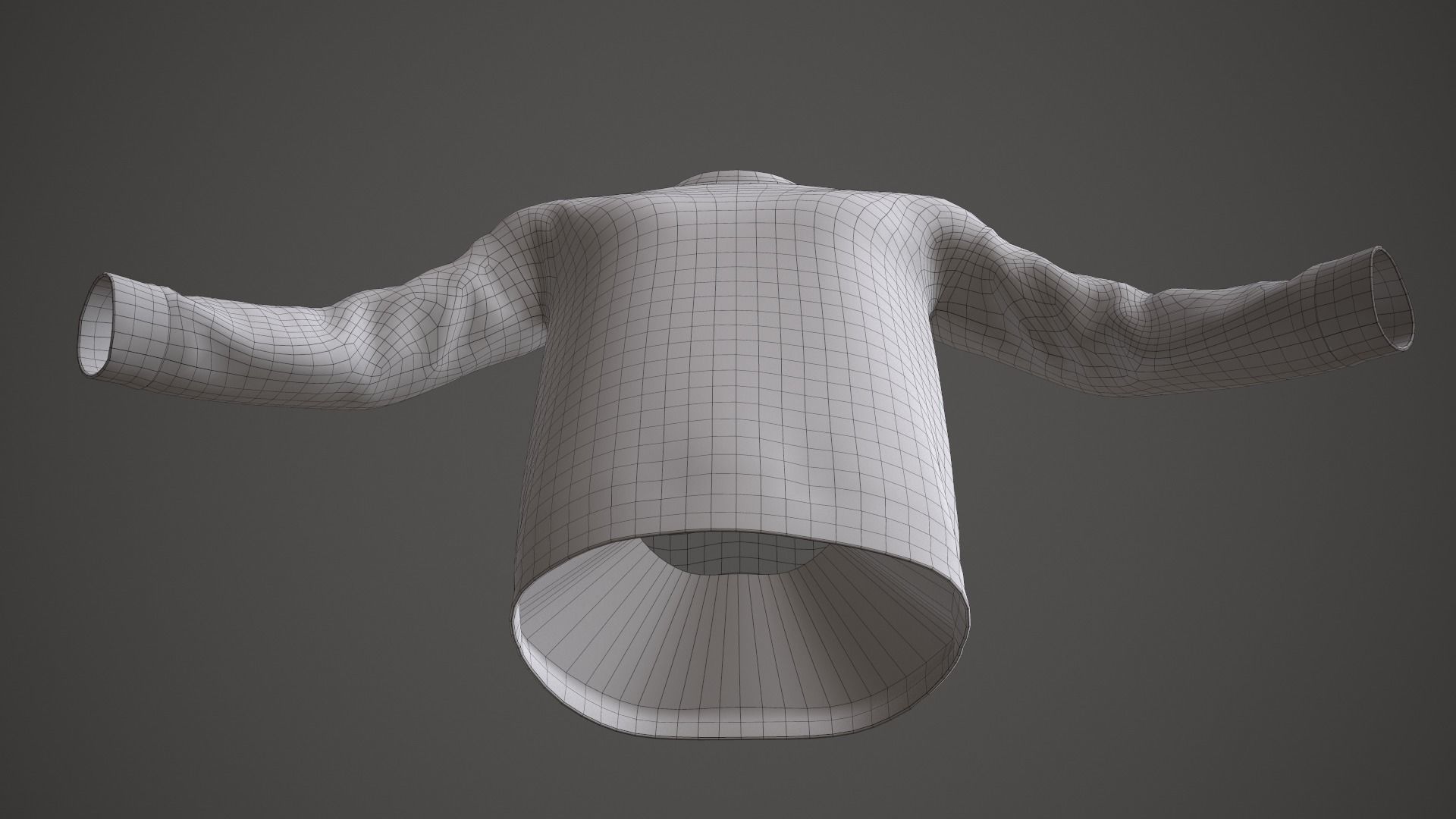 Sweater argyle Low-poly 3D model_21
