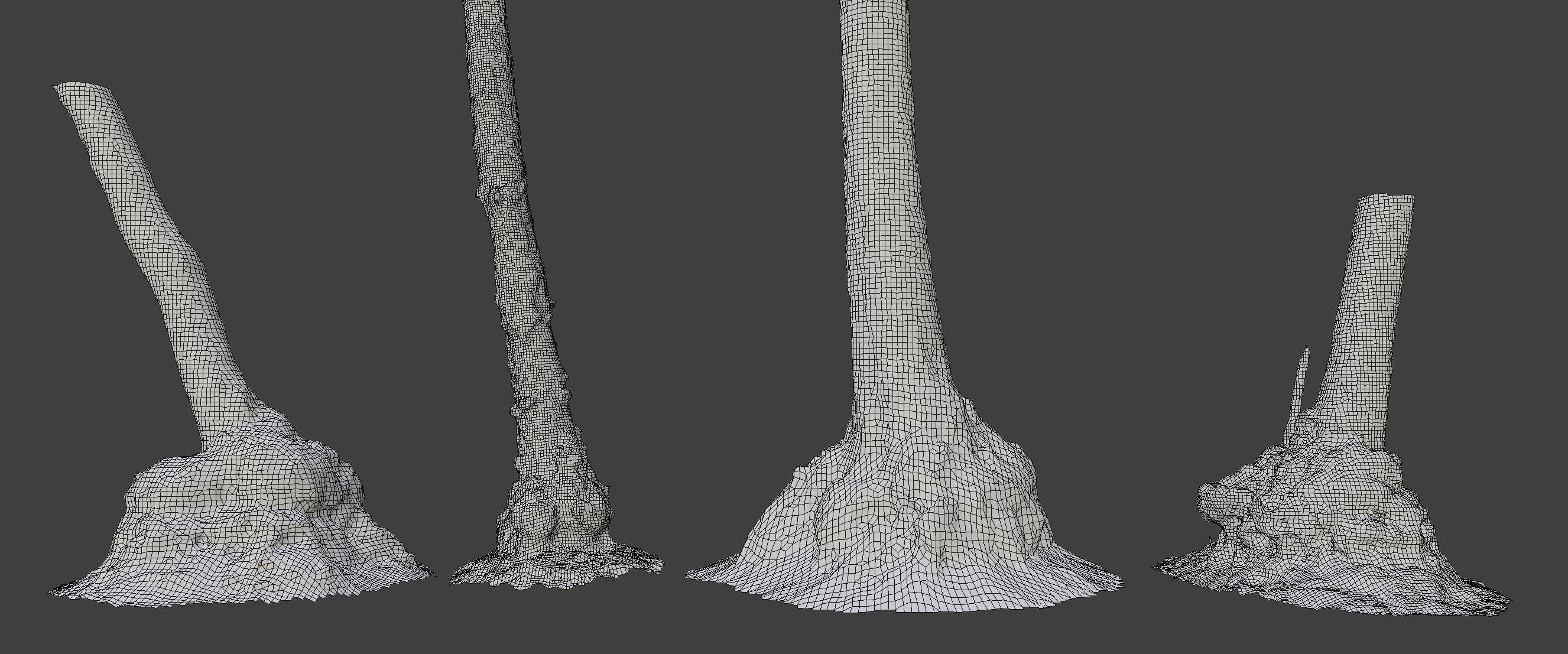 Mossy Tree Collection - Processed Scans PBR 4K Low-poly 3D model_13