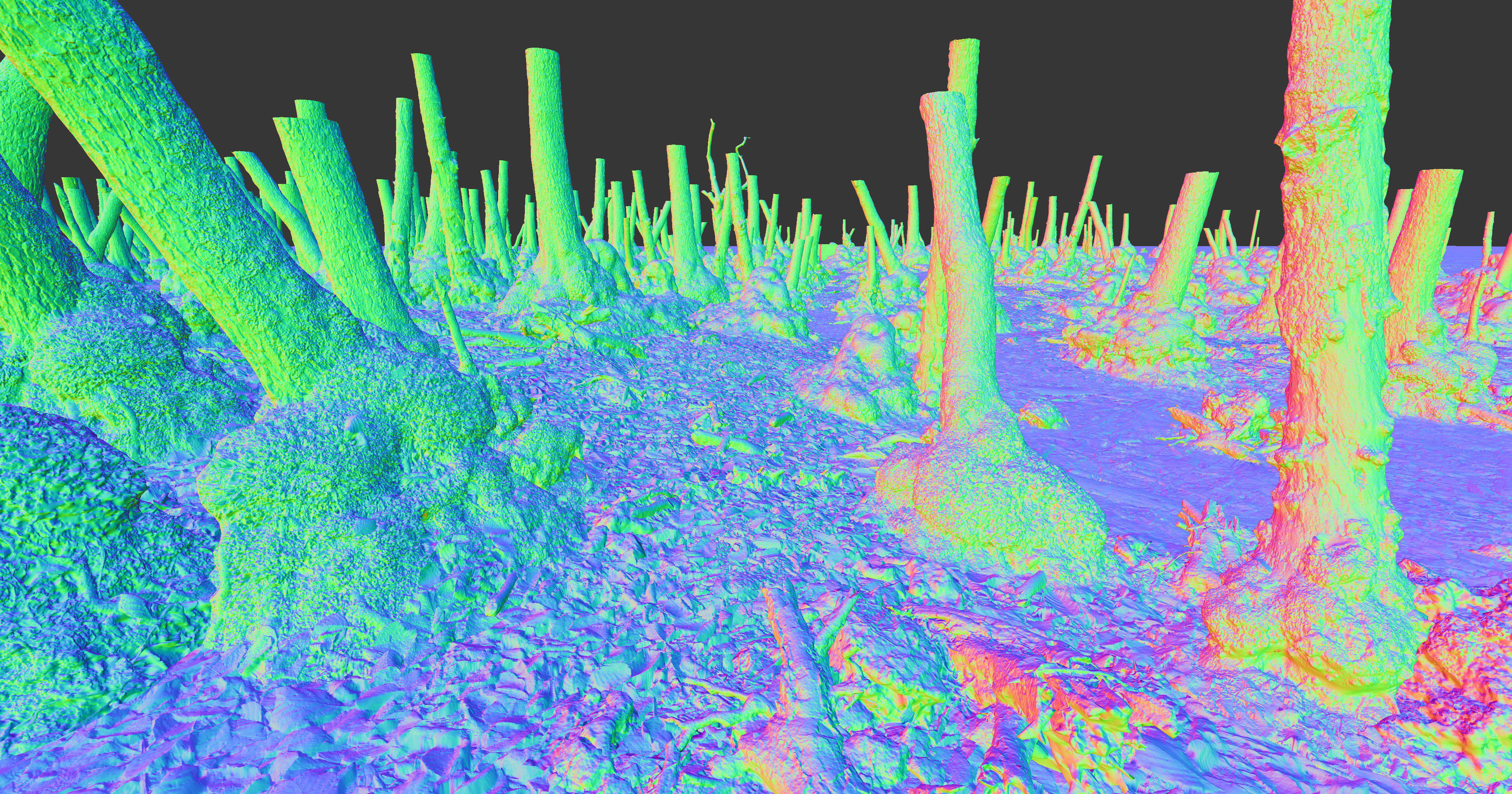 Mossy Tree Collection - Processed Scans PBR 4K Low-poly 3D model_23