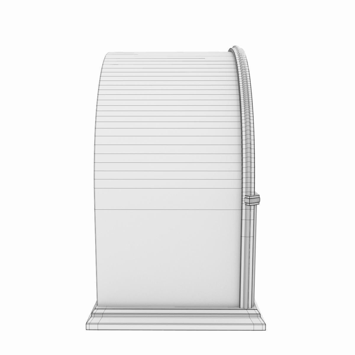 Antique Radio 3D model_5