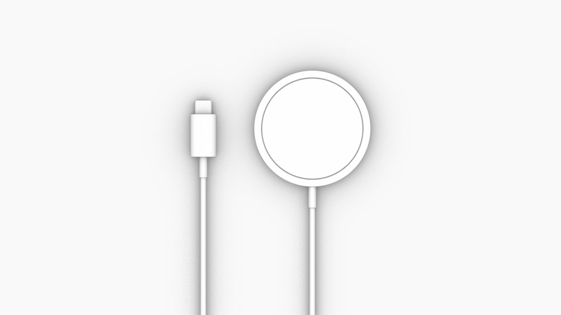 Apple Magsafe wireless charger 3D model 3D model_7