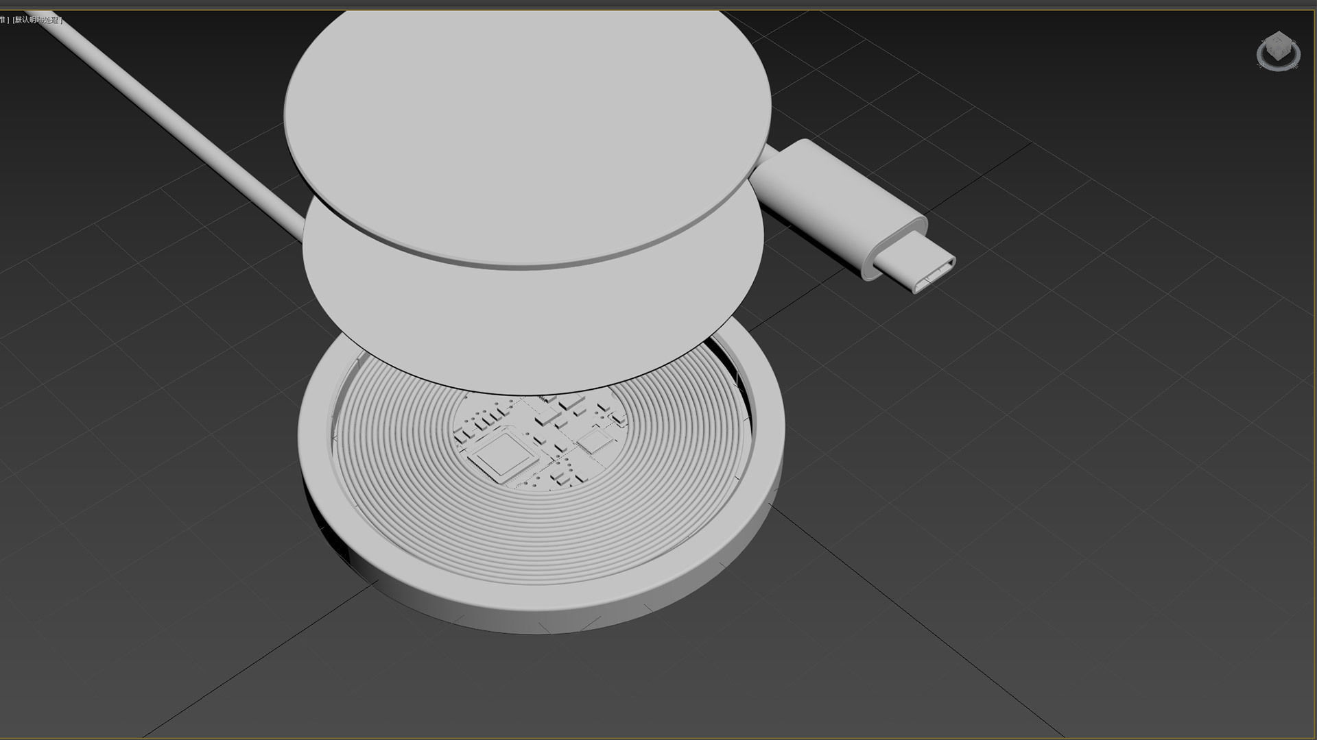 Apple Magsafe wireless charger 3D model 3D model_13