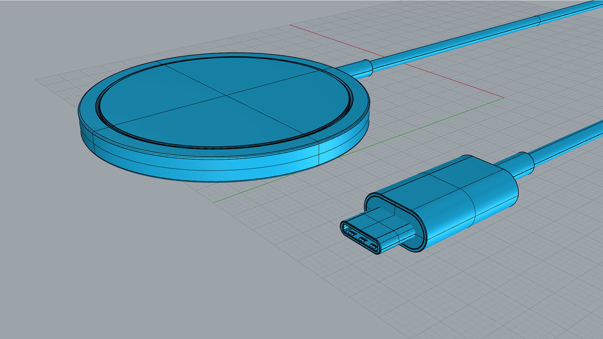 Apple Magsafe wireless charger 3D model 3D model_9