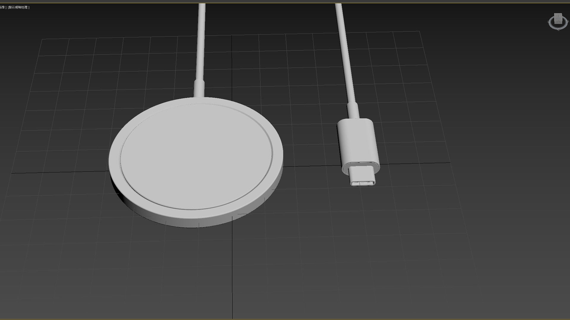 Apple Magsafe wireless charger 3D model 3D model_14