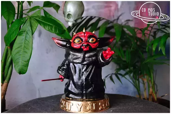 Baby Yoda  -  Darth Maul Baby Yoda