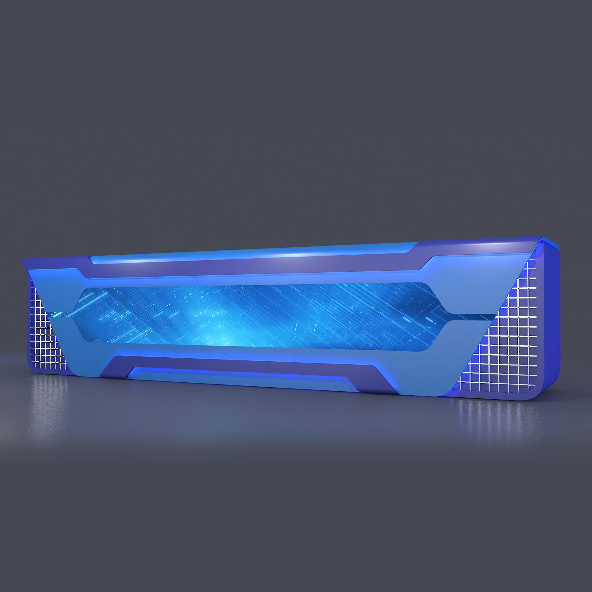 Gaming table  3D model_1