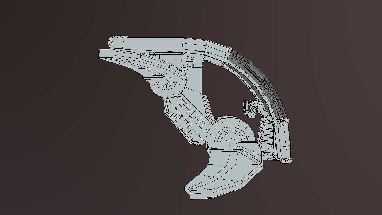 G-360 - Glider Low-poly 3D model_10