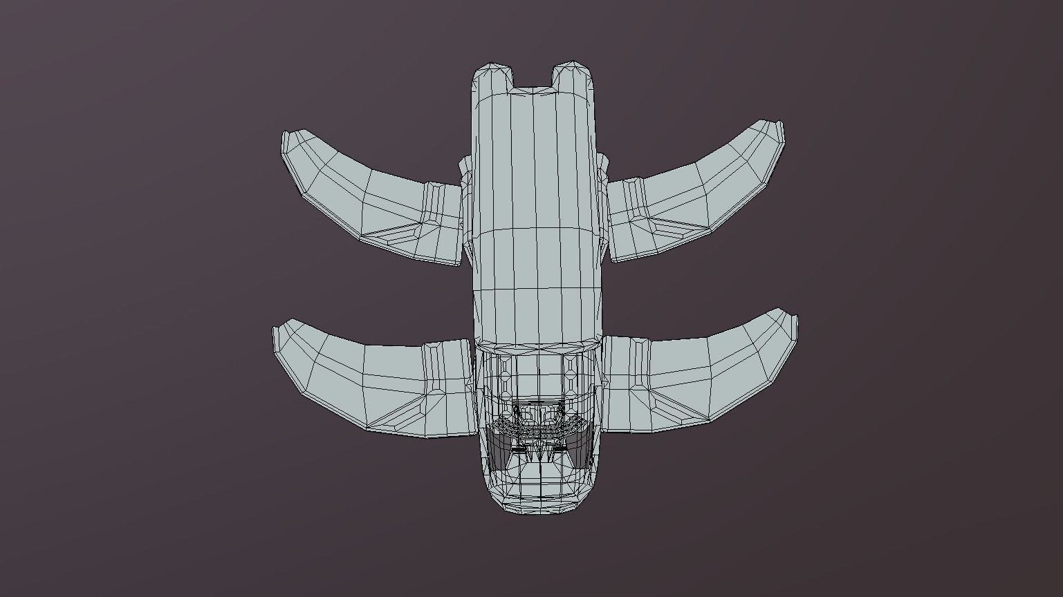 G-360 - Glider Low-poly 3D model_8