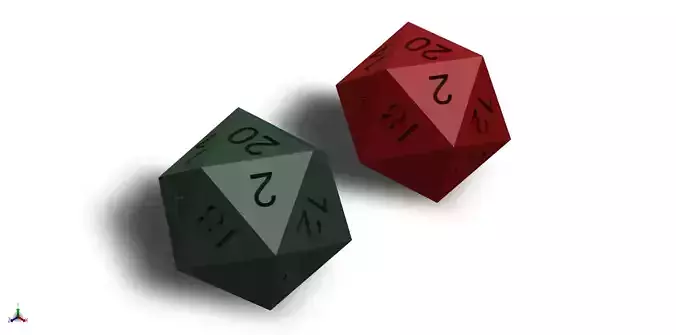 Mini 20 Sided Die