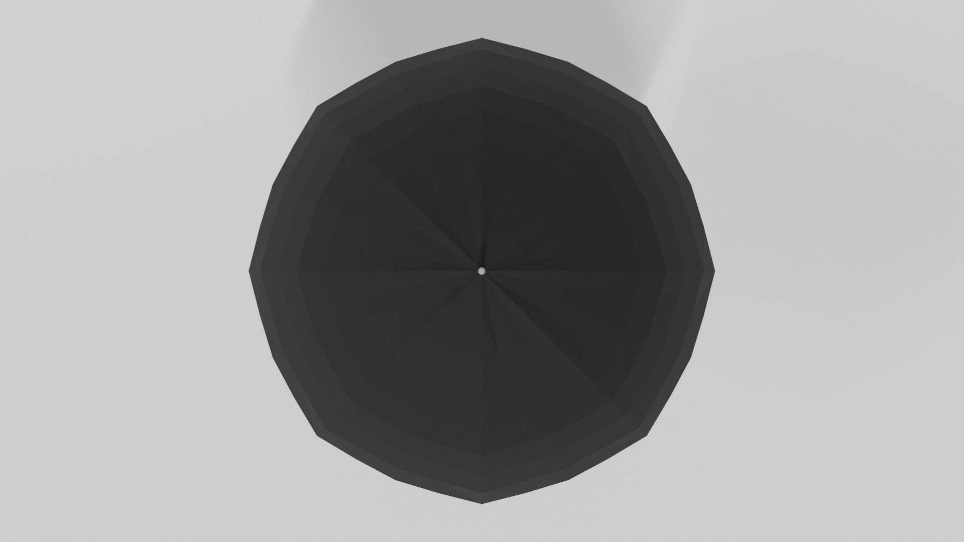 Low Poly Cartoon Umbrella Low-poly 3D model_11