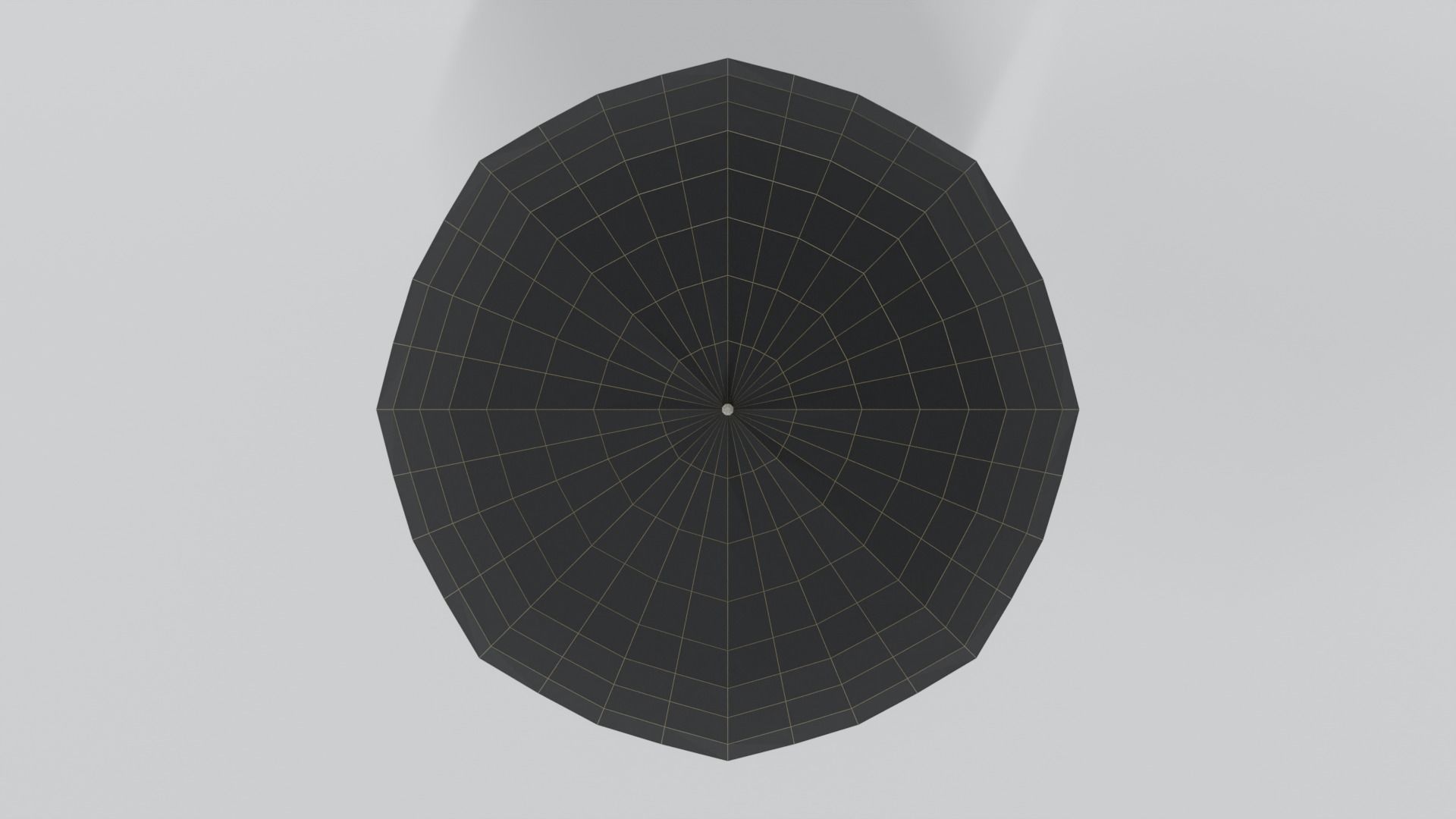 Low Poly Cartoon Umbrella Low-poly 3D model_18