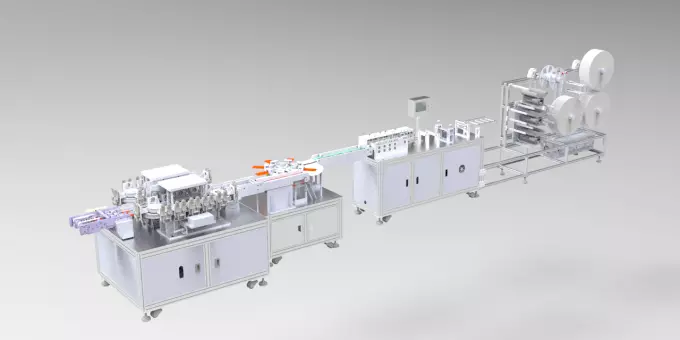 Butterfly Face Mask Making Machine 3D model