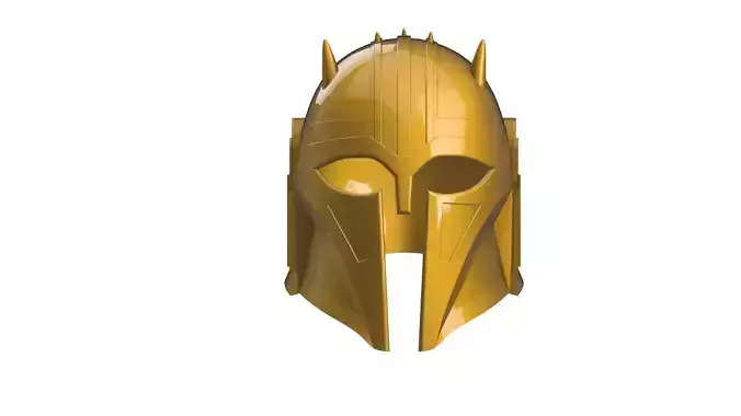 Mandalorian the armorer helm 3D print model