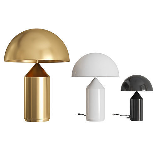 Atollo Metal Table Lamp 3D model