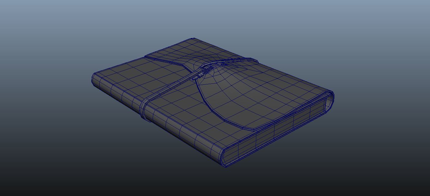 LeatherBook leather book Free 3D model_1