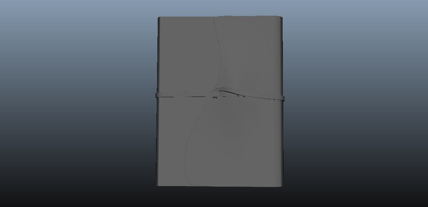 LeatherBook leather book Free 3D model_2