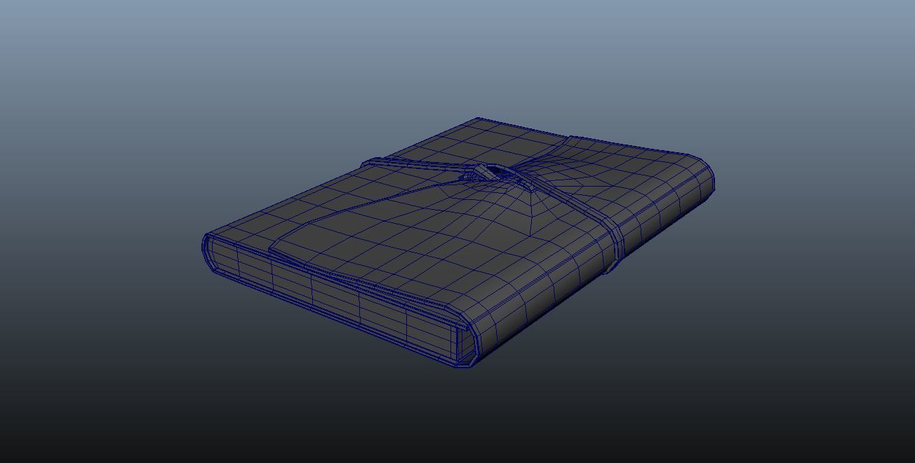 LeatherBook leather book Free 3D model_5