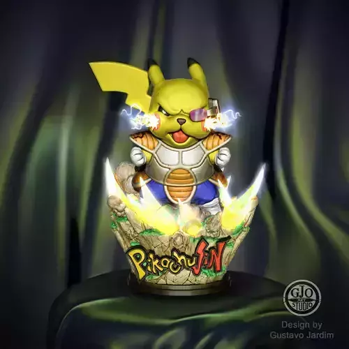 Pikachu sayajin dragonball