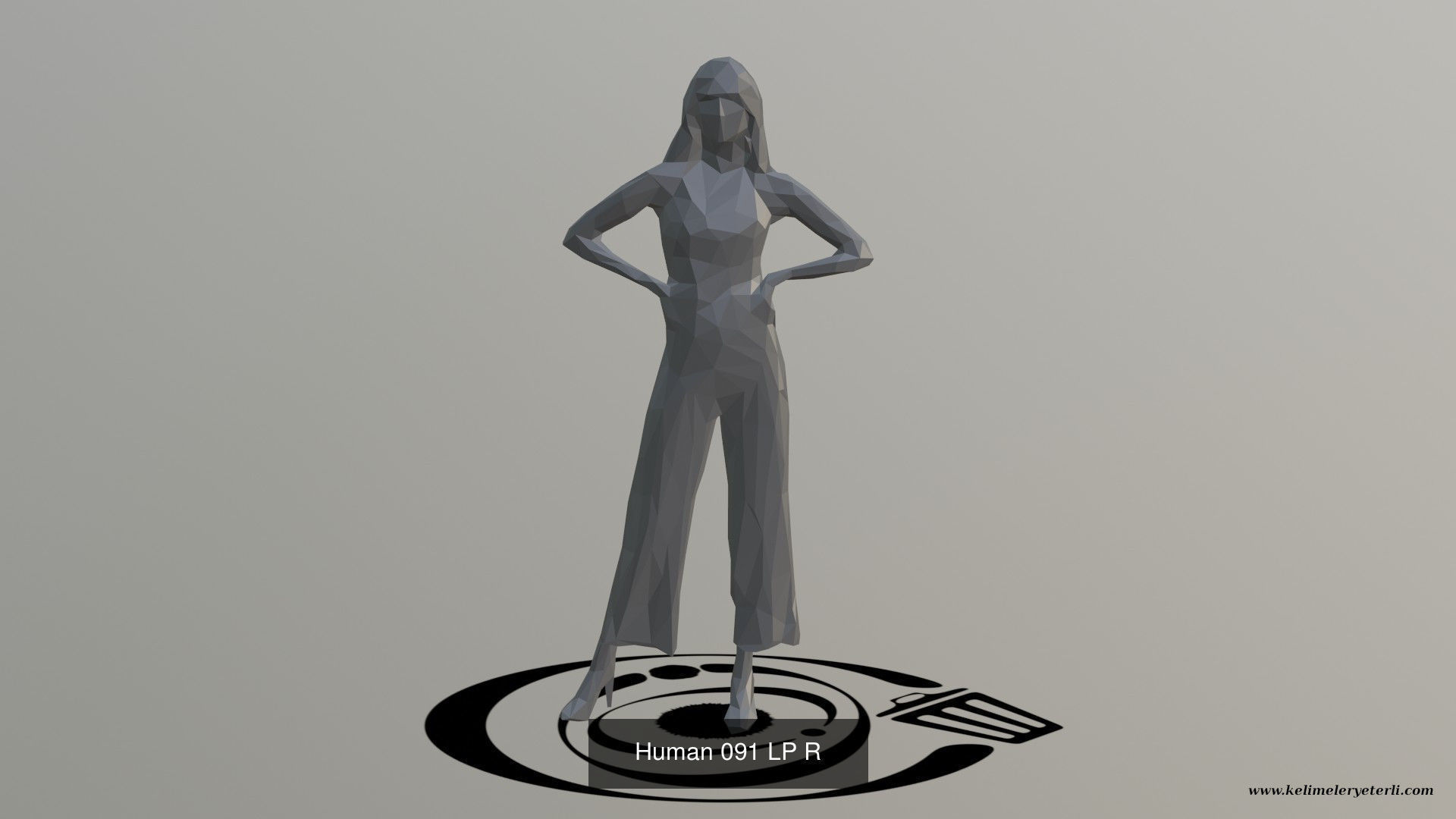 Low Poly People Pack 021 - 30 Pieces R 3D Model Collection_21