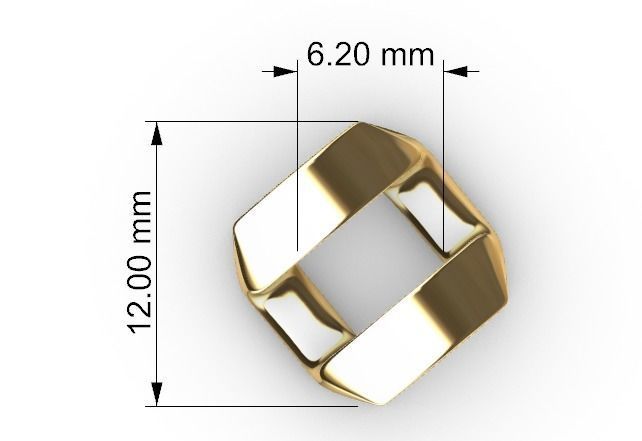 12 MM MIAMI CUBAN LINK CHAIN FOR BRACELET OR NECKLACE 3D print model_5