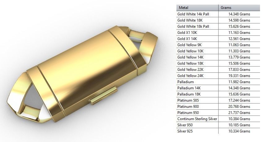 12 MM MIAMI CUBAN LINK CHAIN FOR BRACELET OR NECKLACE 3D print model_8