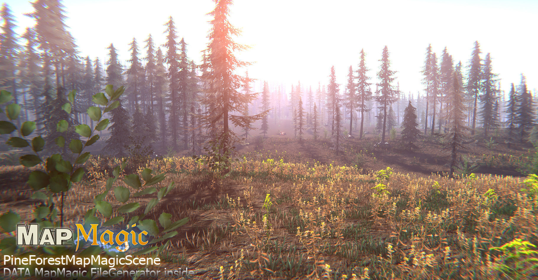 Spruce Trees Pack Unity Low-poly 3D model_13