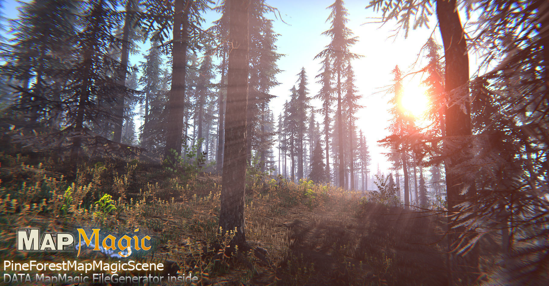 Spruce Trees Pack Unity Low-poly 3D model_16