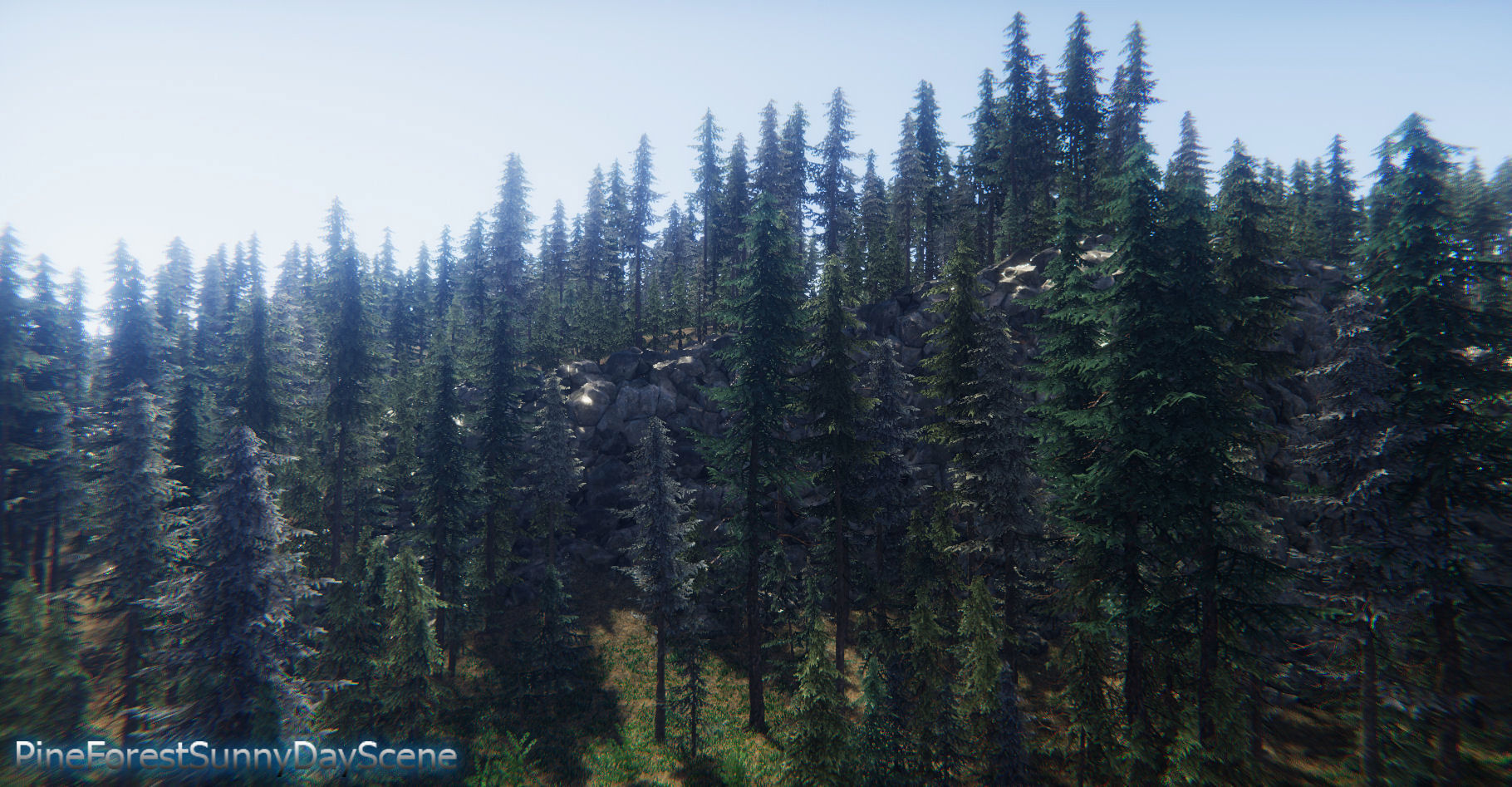 Spruce Trees Pack Unity Low-poly 3D model_8