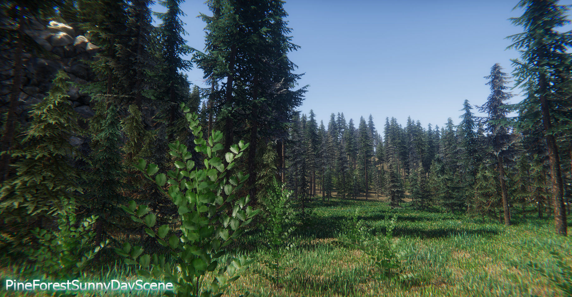 Spruce Trees Pack Unity Low-poly 3D model_12