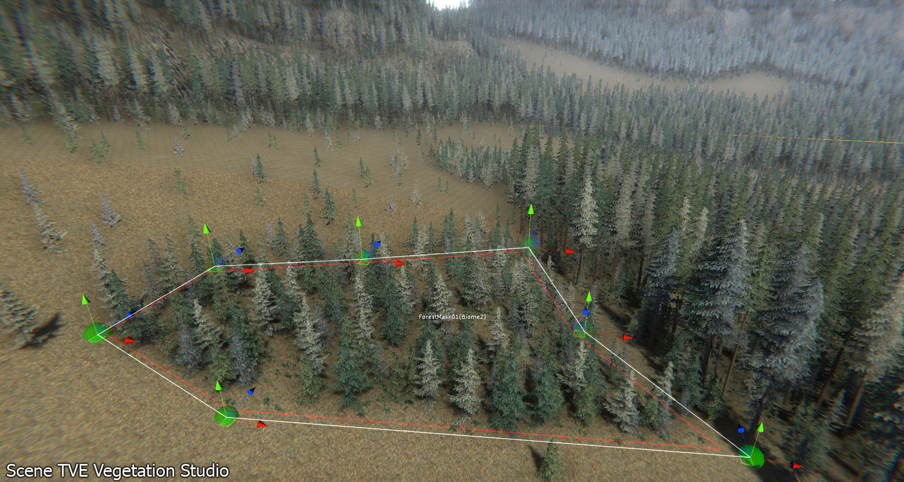 Spruce Trees Pack Unity Low-poly 3D model_18