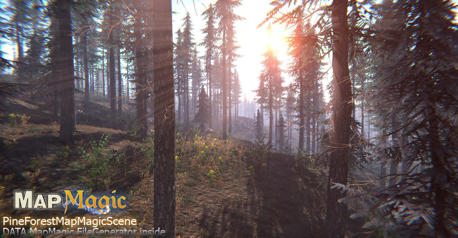 Spruce Trees Pack Unity Low-poly 3D model_14