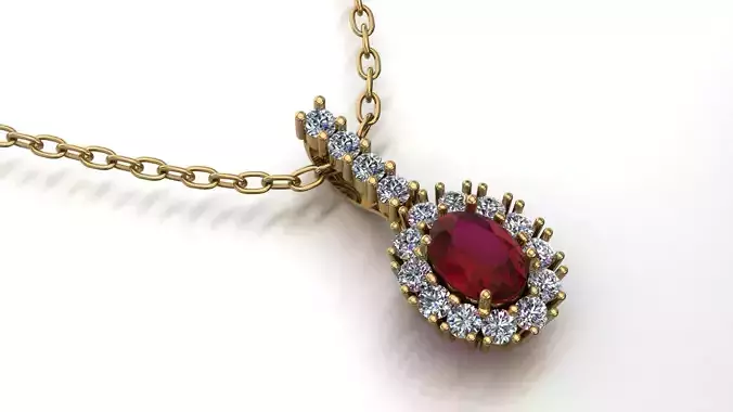 ruby pendant