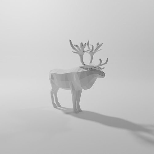 Reindeer 3D print model