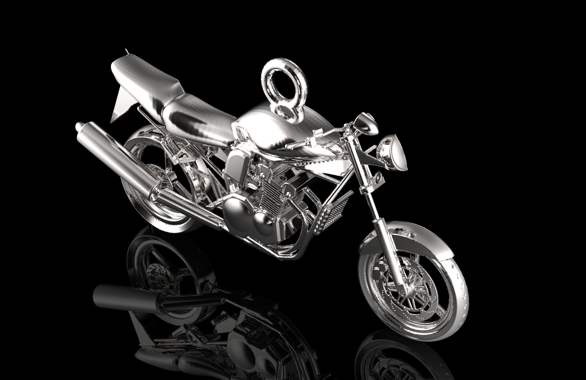 Suzuki  1200 Bandit Pendant  3D print model_7