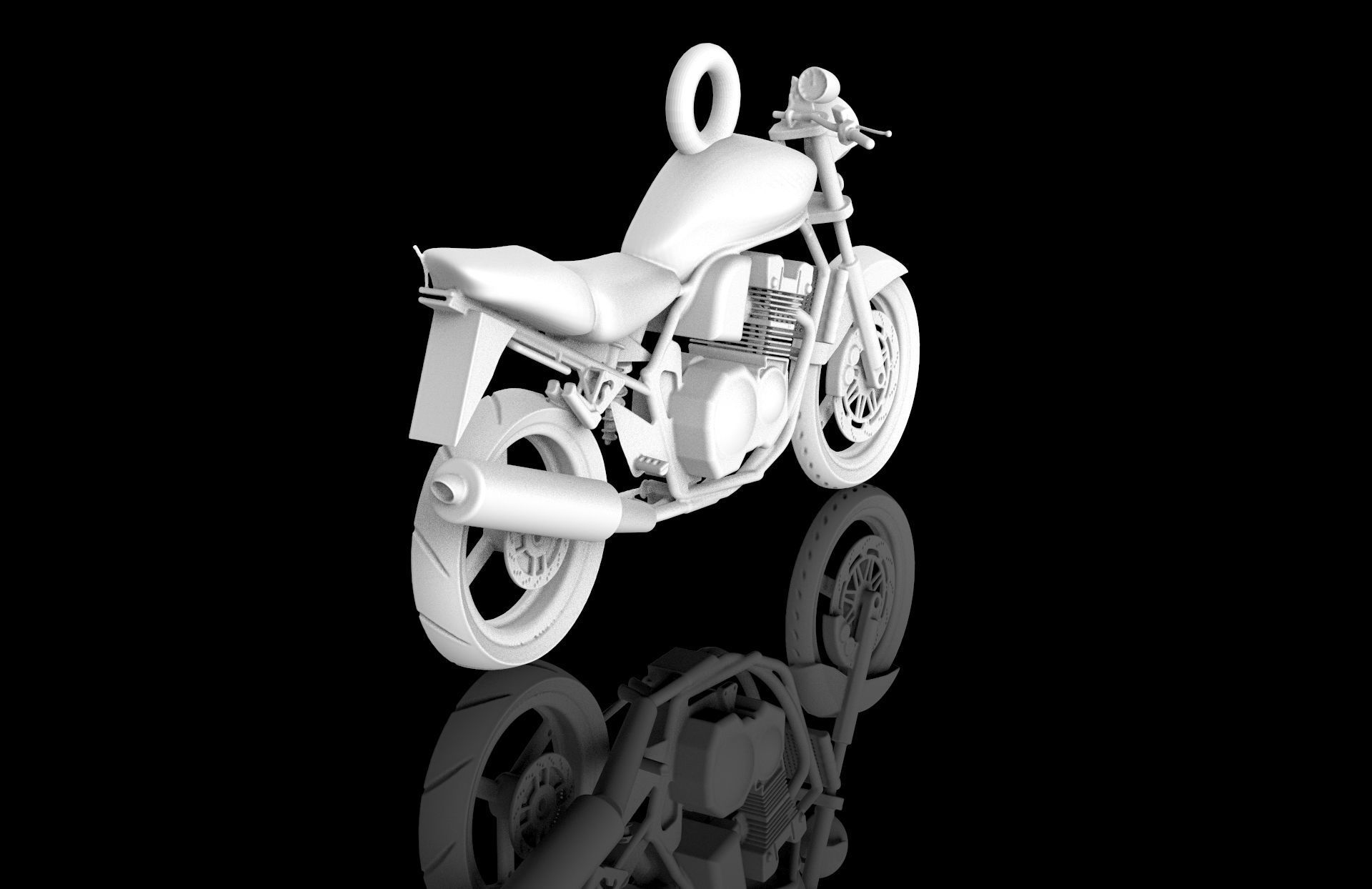Suzuki  1200 Bandit Pendant  3D print model_5